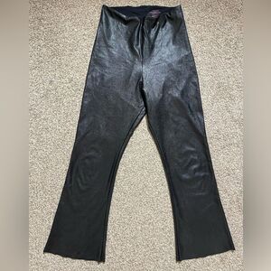 Commando Black Shiny Flared Pants